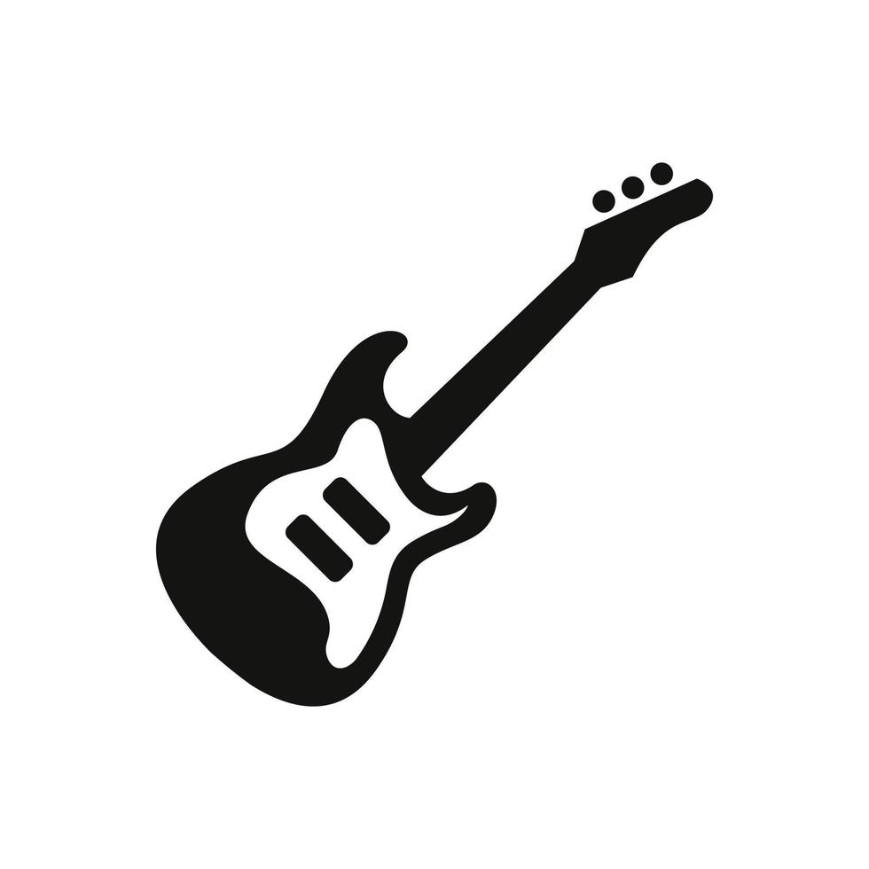 ilustración del icono de la guitarra. diseños vectoriales que son adecuados para sitios web, aplicaciones y más. vector