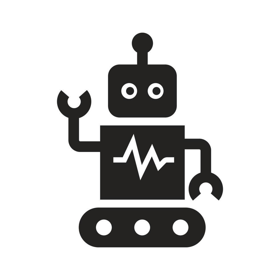 tech icon set, glyph style. vector design for website, UI, application.