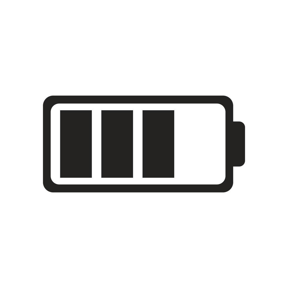 battery icon illustration. vector, very suitable for use in business, websites, logos, applications, apps, banners, and others vector