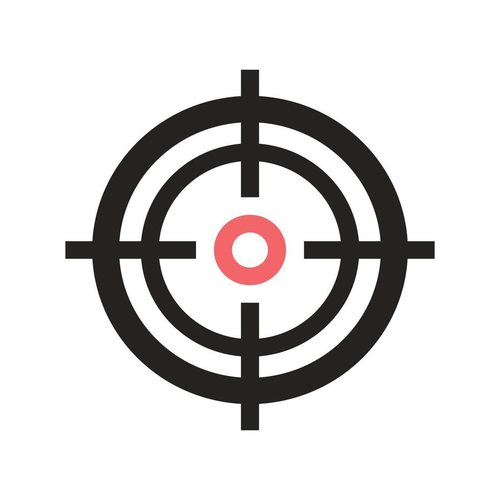 target icon illustration, shot. vector design that is suitable for websites, apps.