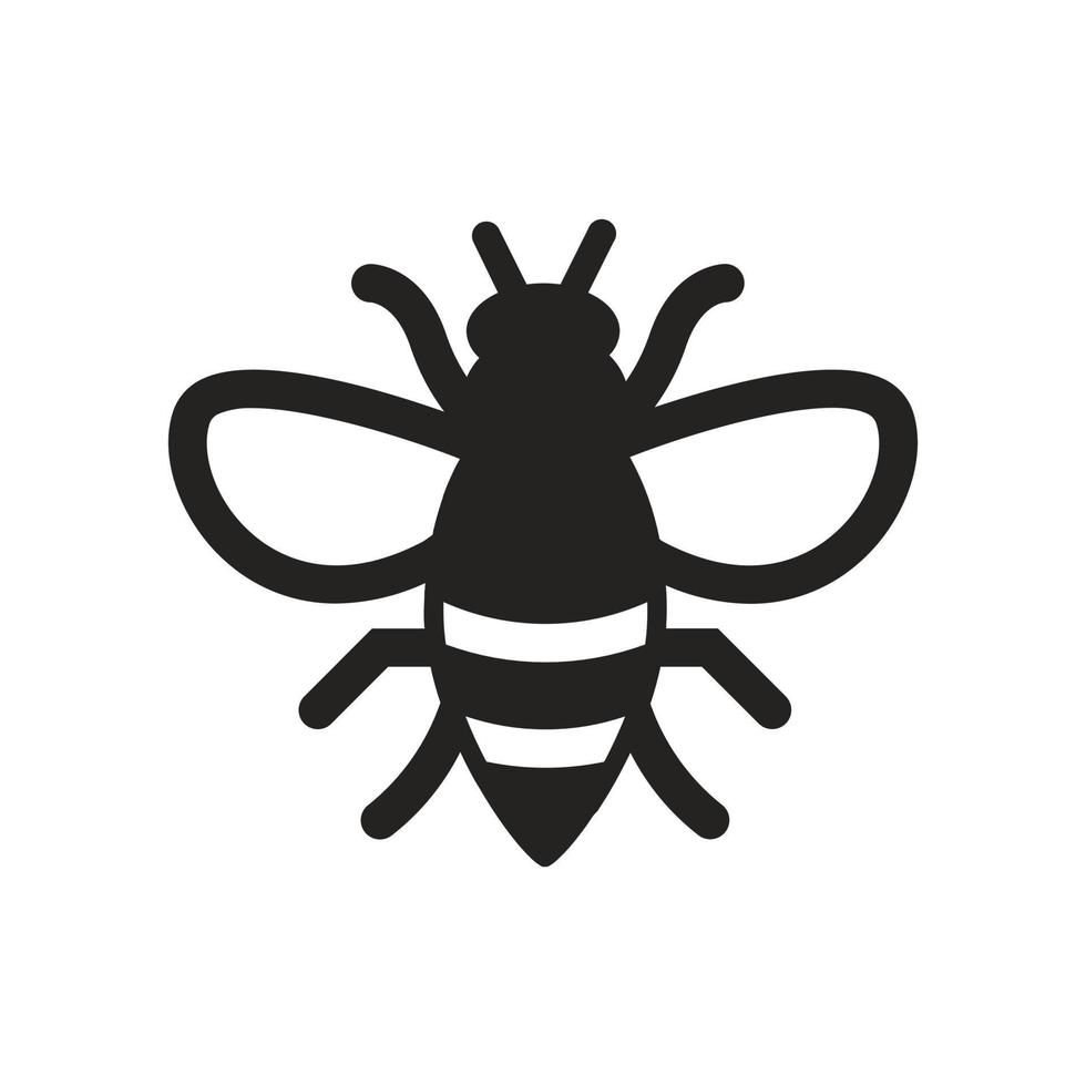 bee, honey icon illustration. vector