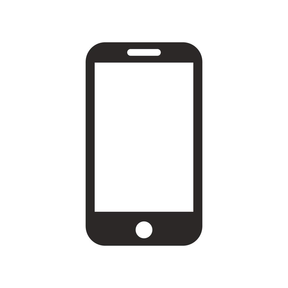 mobile phone icon vector logo illustration. Suitable for Web Design, Logo, Application.