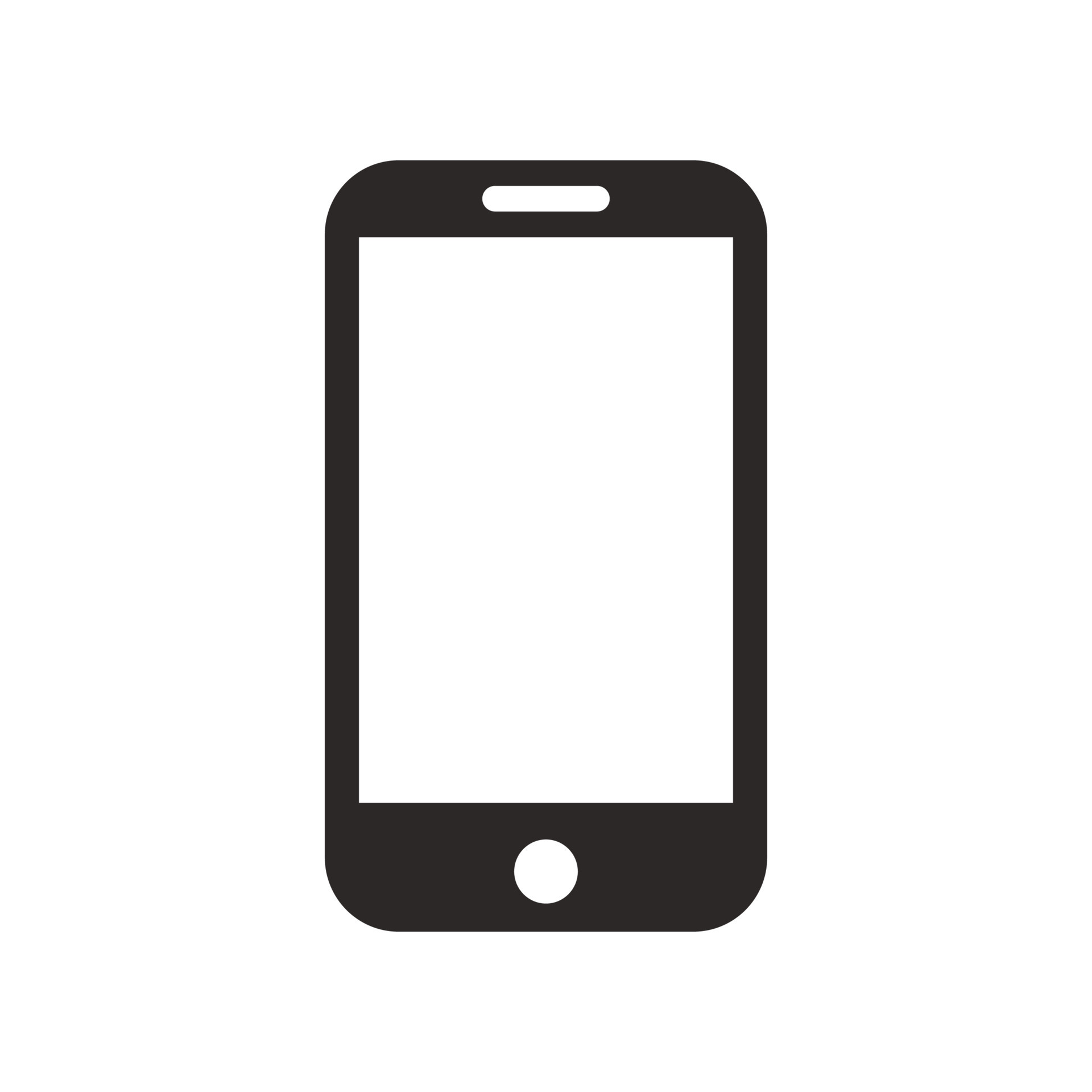mobile phone icon vector logo illustration. Suitable for Web Design ...