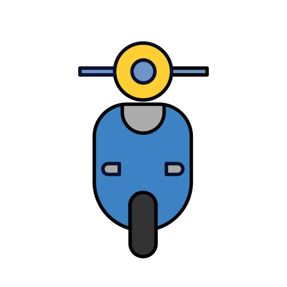 scooter icon illustration. vector design that is suitable for websites, apps, and more.