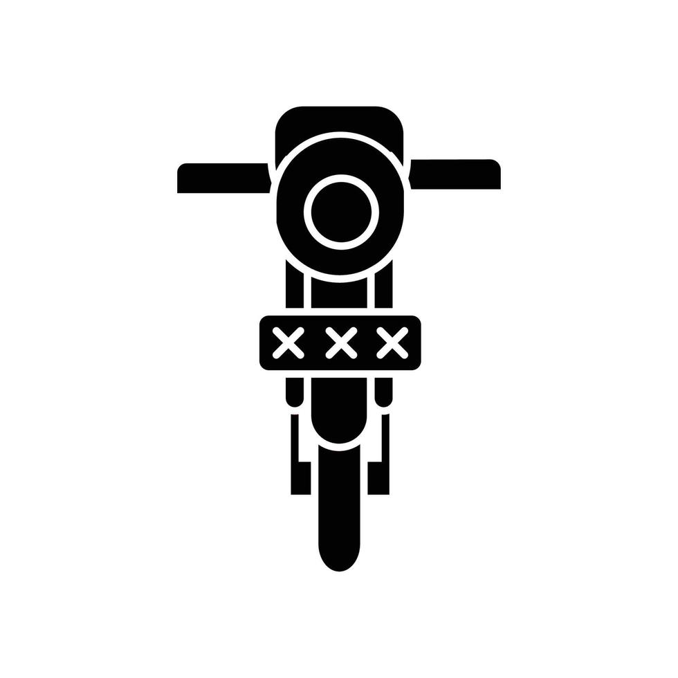 Ilustración de icono de moto, moto. diseño vectorial adecuado para sitios web, aplicaciones y más. vector