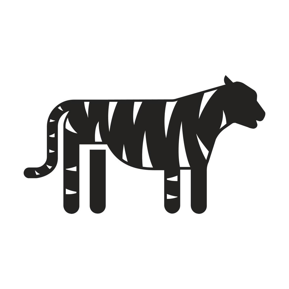 tiger icon illustration. vector designs that are suitable for websites, apps and more.