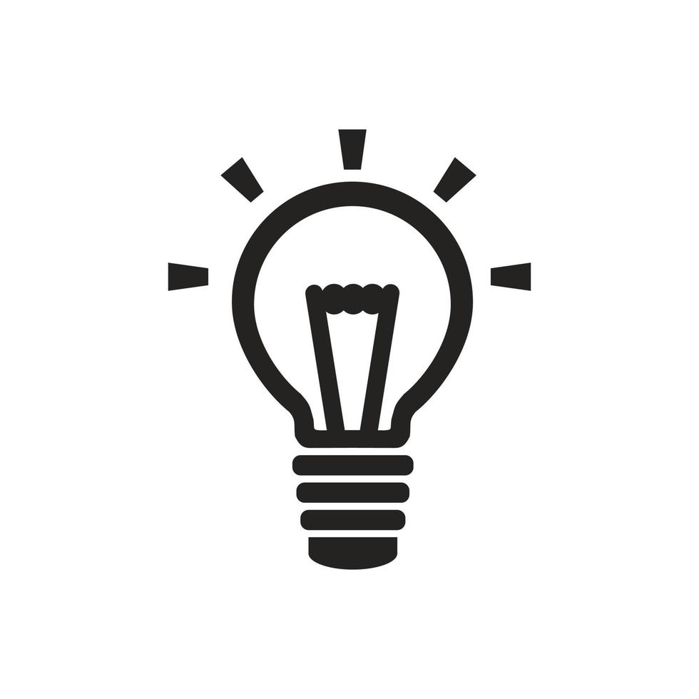 illustration of lamp icon and idea. vector designs that are suitable for websites, apps and more.