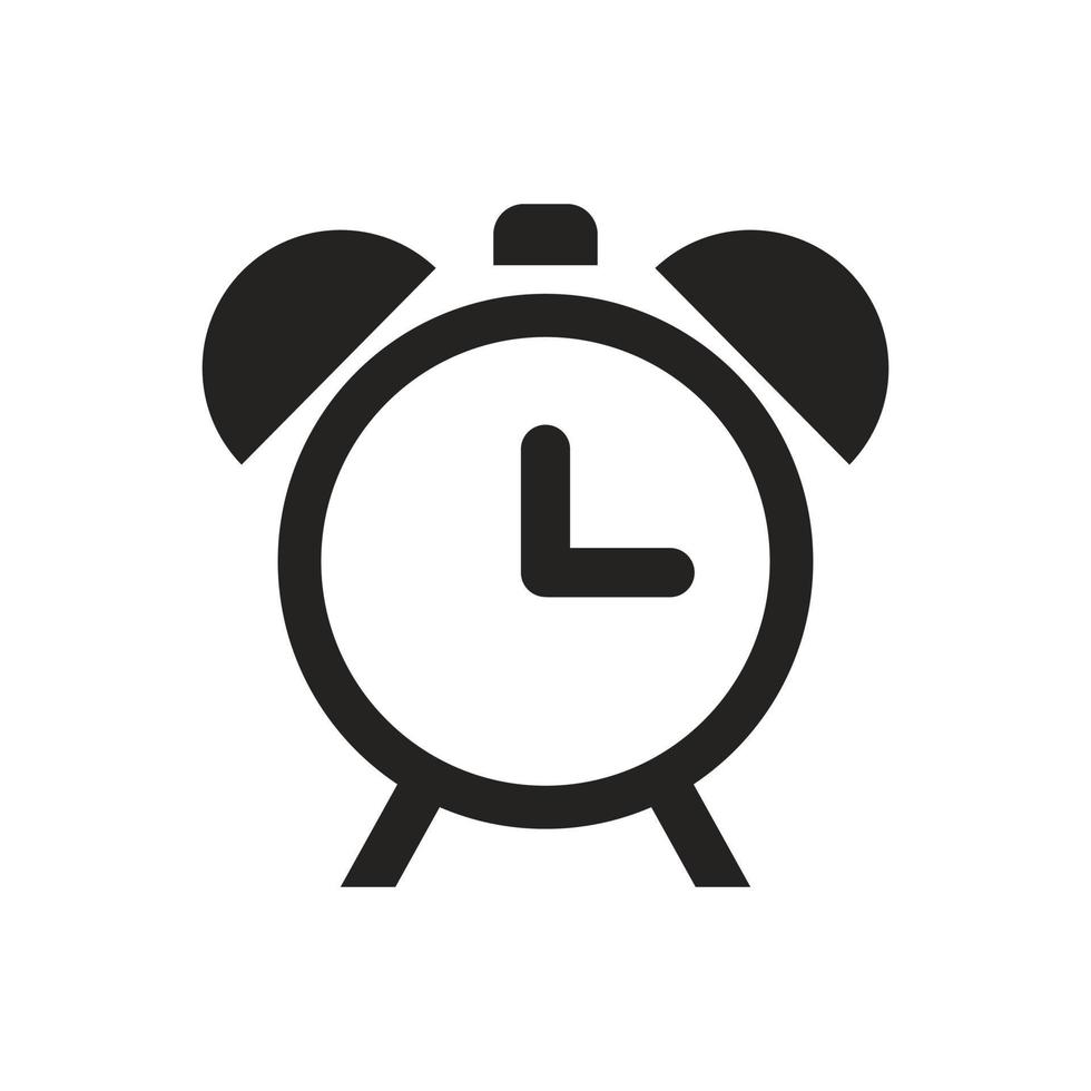 ilustración de icono de alarma de reloj. diseños vectoriales que son adecuados para sitios web, aplicaciones y más. vector