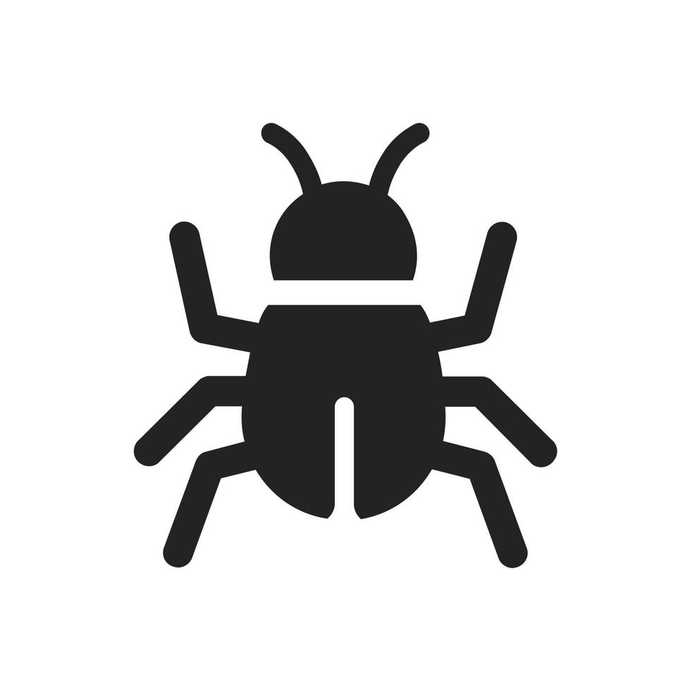 beetle icon illustration, bugs. vector