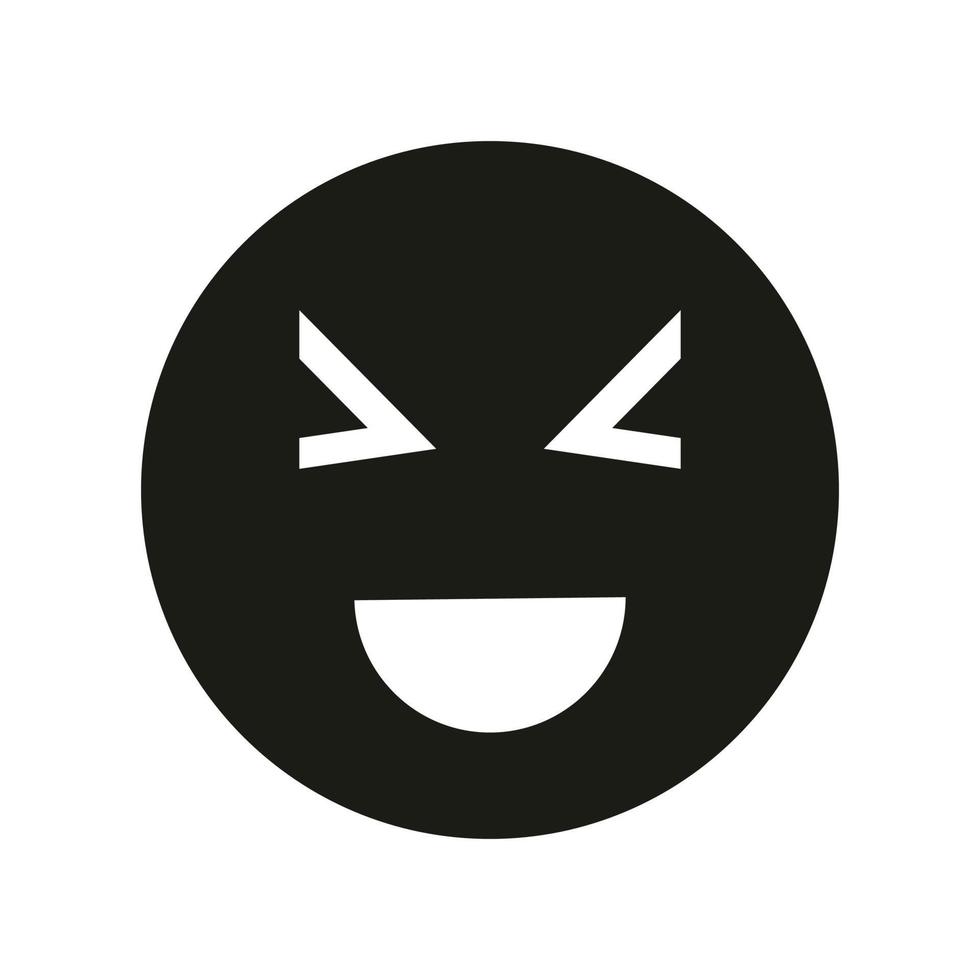 emoticon icon illustration. vector, very suitable for use in business, websites, logos, applications, apps, banners, and others vector