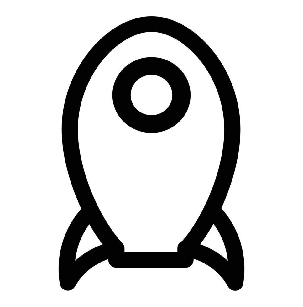 rocket icon illustration. vector design is very suitable for logos, websites, apps, banners.