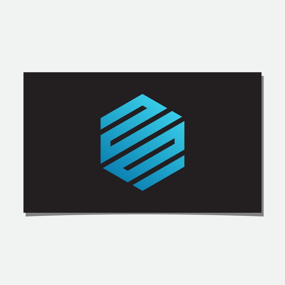 201 HEXAGONAL LOGO DESIGN VECTOR