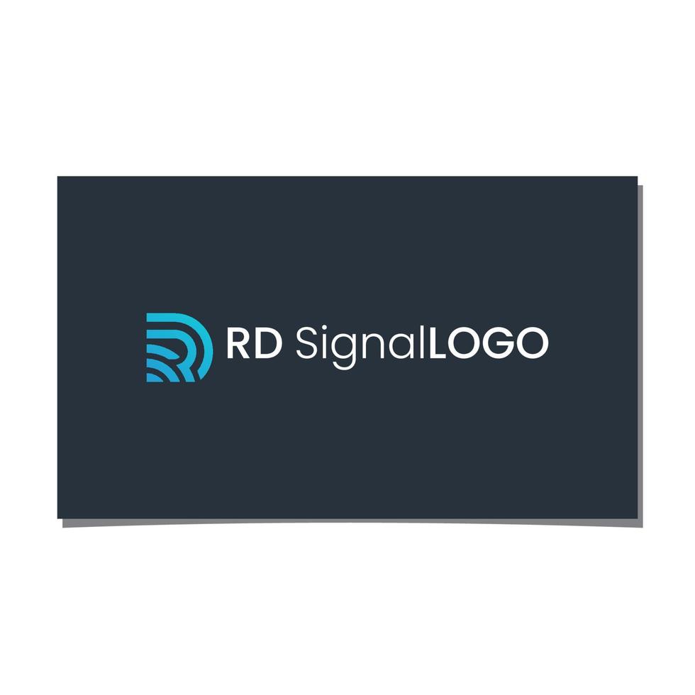 RD SIGNAL LOGO DESIGN VECTOR