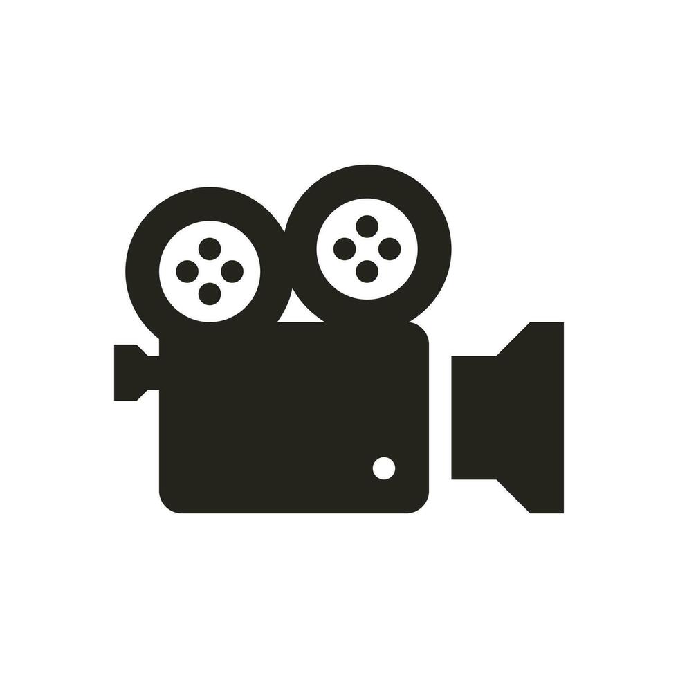 video camera icon vector logo illustration Perfect for Web Design, Logos, Apps.