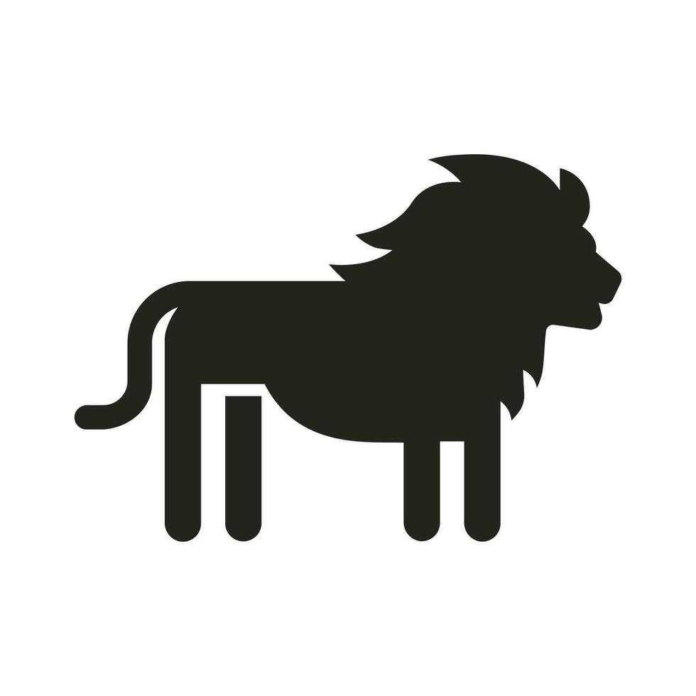 ilustración del icono de león. diseños vectoriales que son adecuados para sitios web, aplicaciones y más. vector