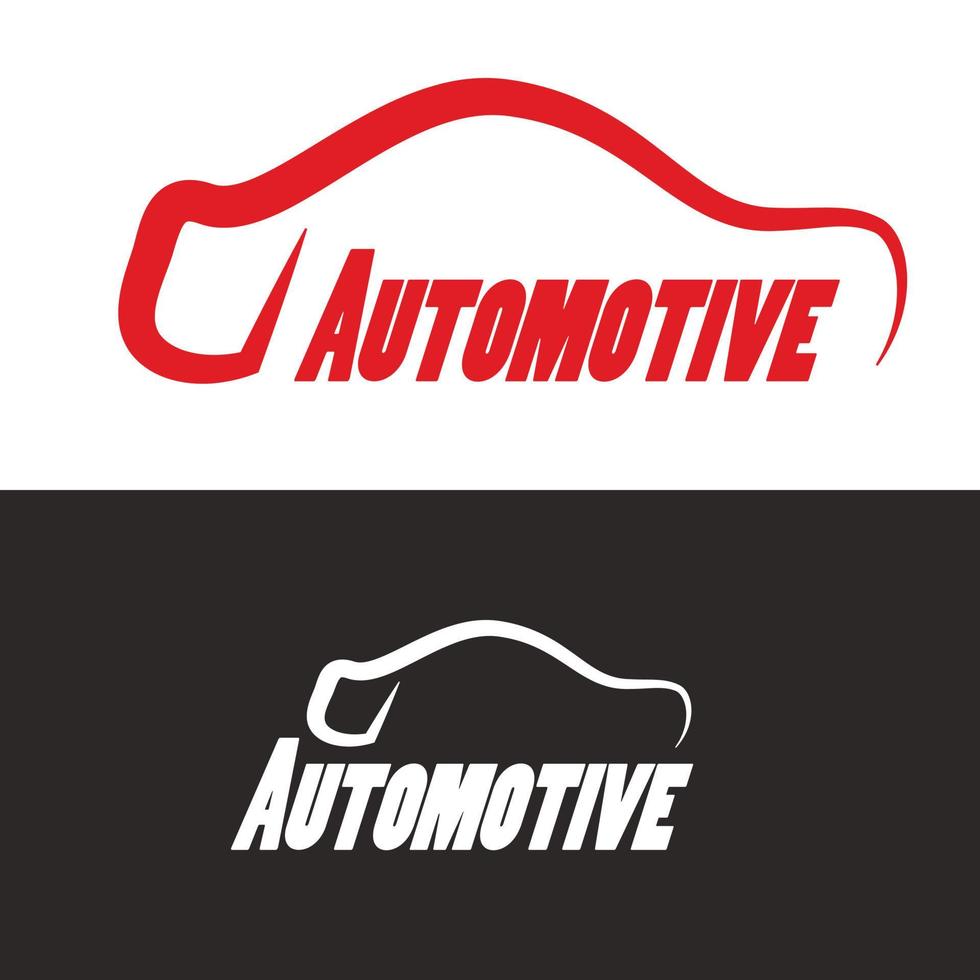 logotipo automotriz, ilustración de icono de vector de coche.