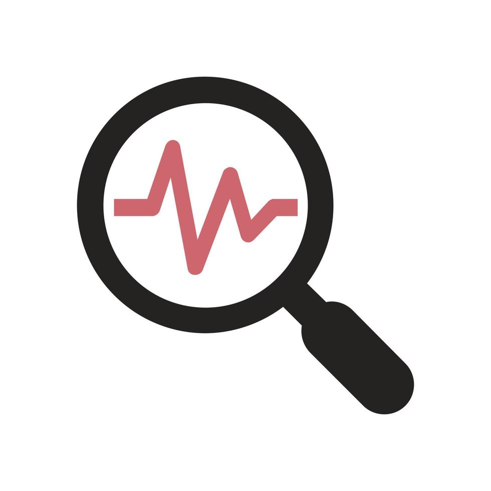 illustration of looking for statistical analysis icon. vector designs that are suitable for websites, apps and more.