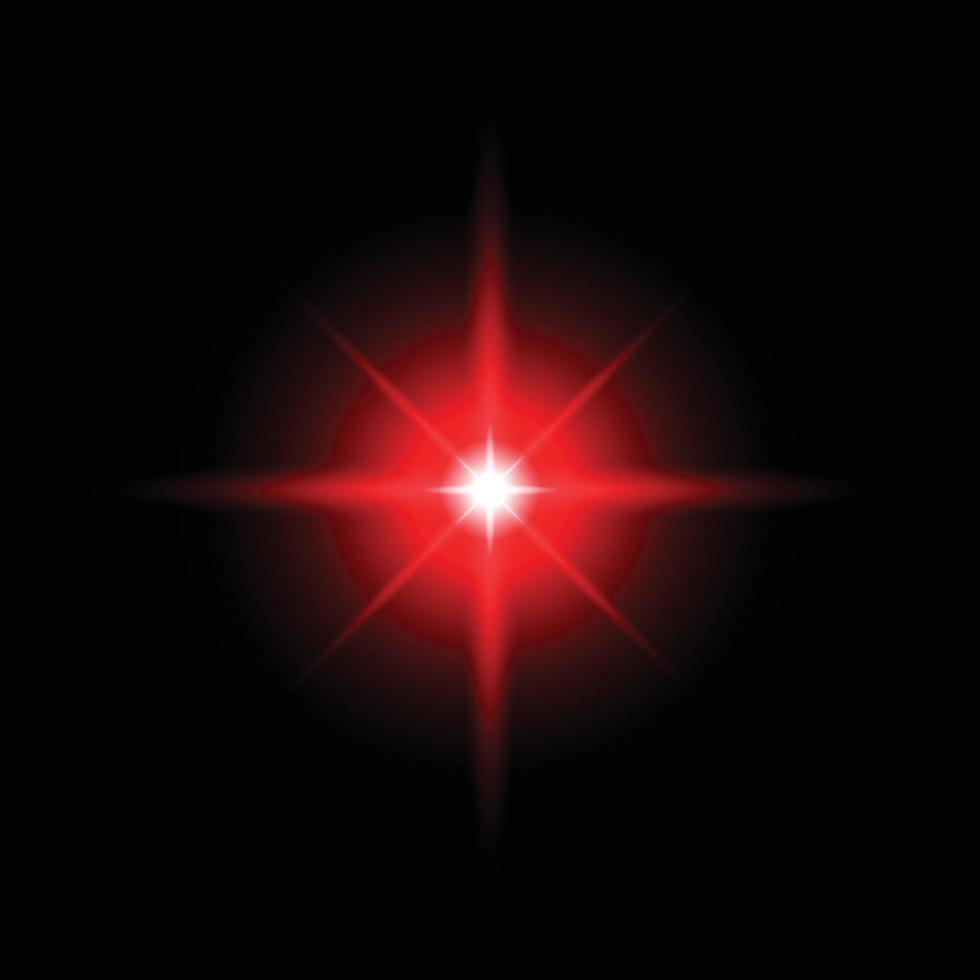 red sparking with red light vector