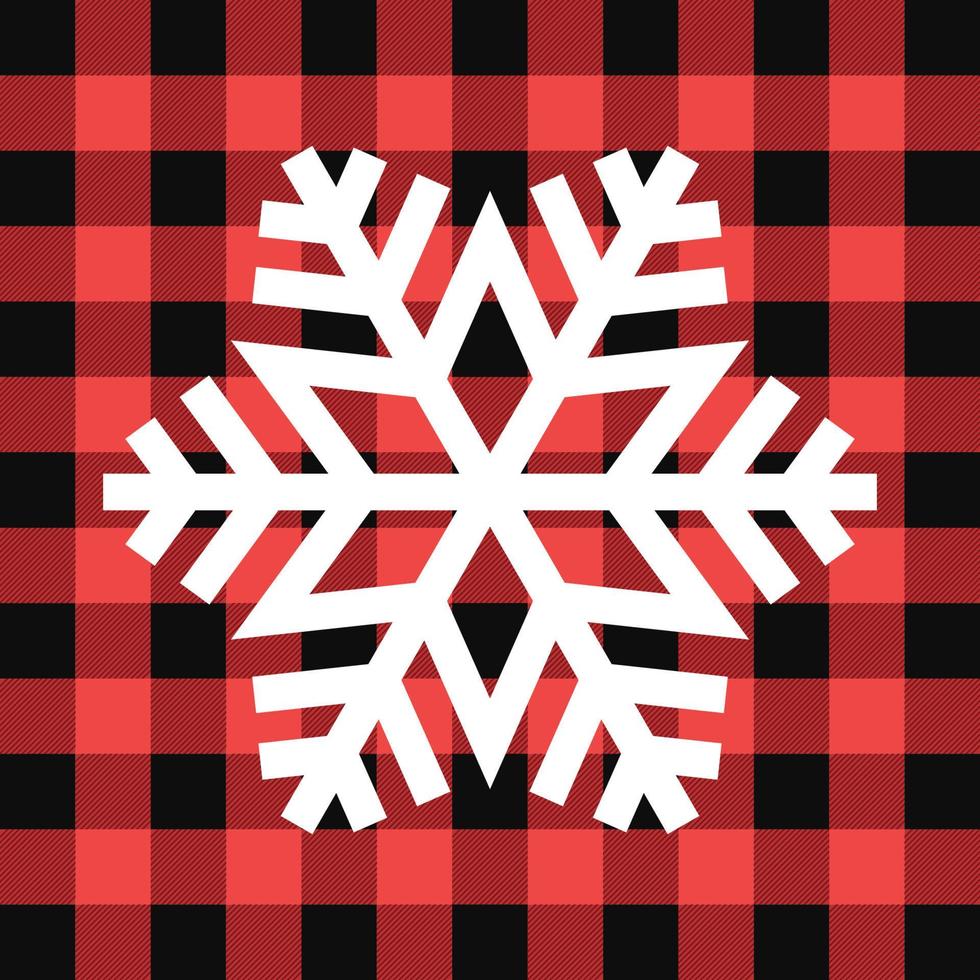 Christmas Cloth with Snow Flakes vector