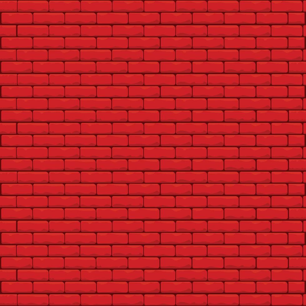 bricks with a charming red color vector
