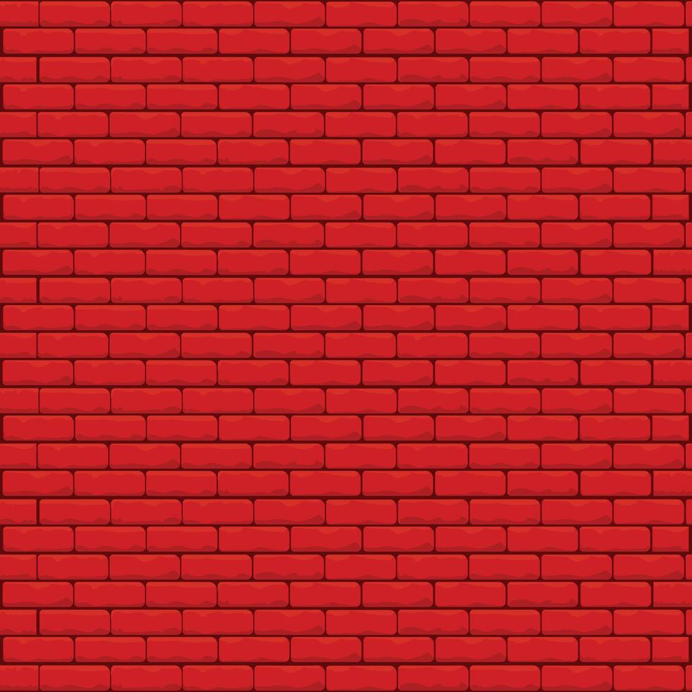 bricks with a charming red color vector