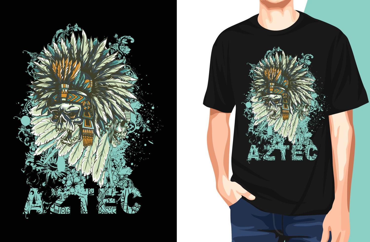 aztec empire t-shirt.puede usarse para estampado de camisetas, estampado de tazas, almohadas, diseño de estampados de moda, ropa para niños, baby shower, saludo y postal. diseño de camiseta vector