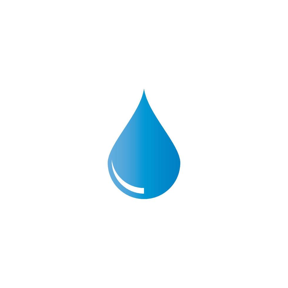 water drop icon vector