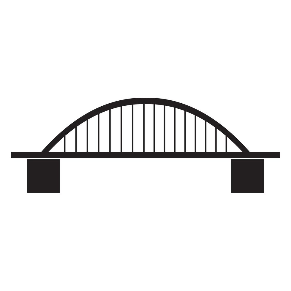 vector de logotipo de puente