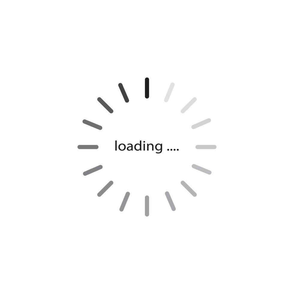 loading icon vector