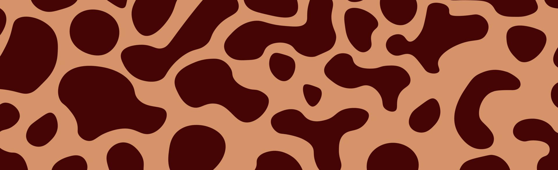 Panoramic texture fur skin multicolored spots - Vector