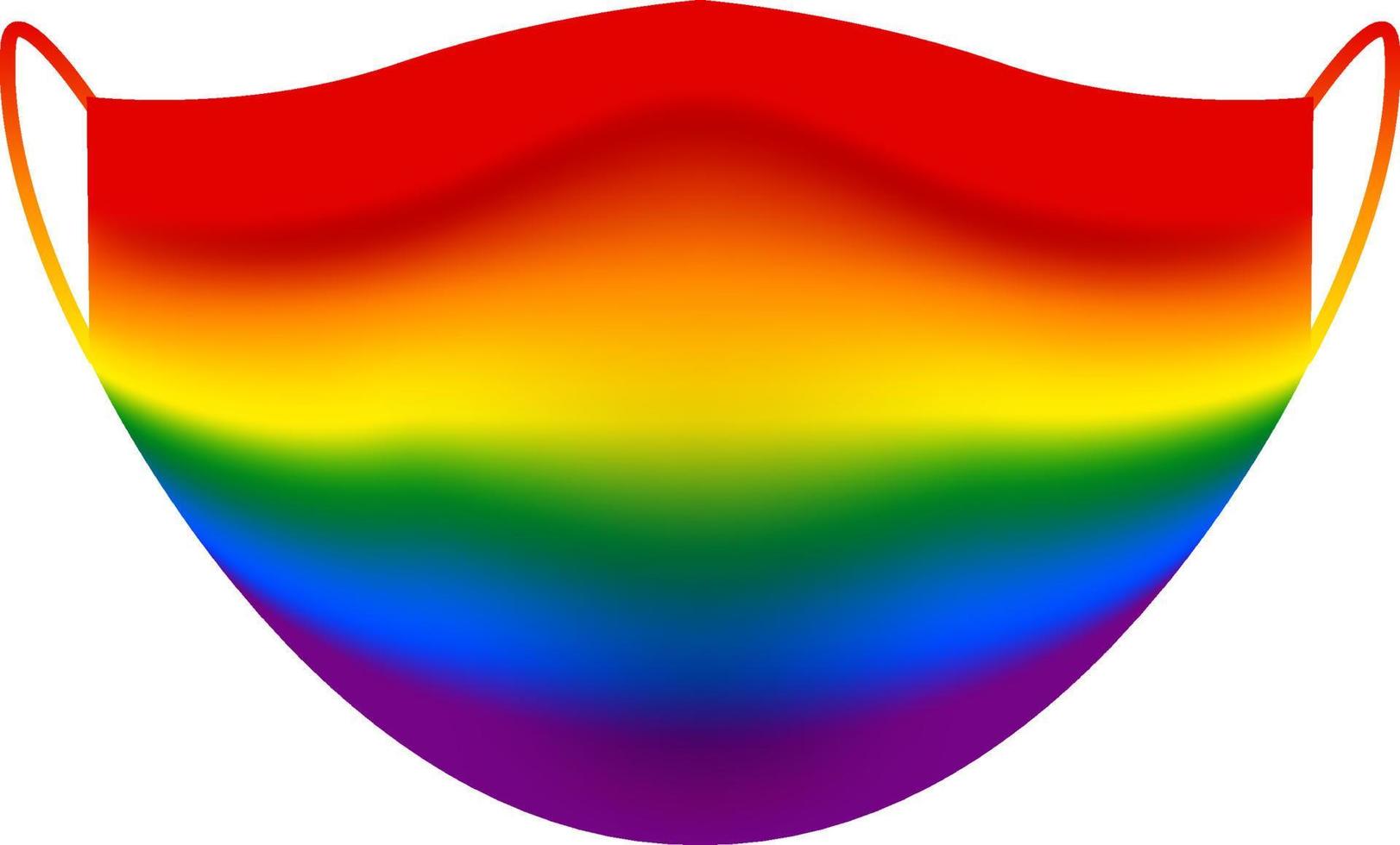 Mask for day pride LGBT vector