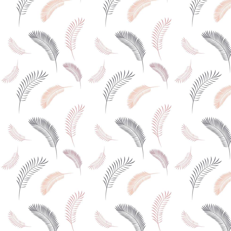 Pattern tropical leaf vector