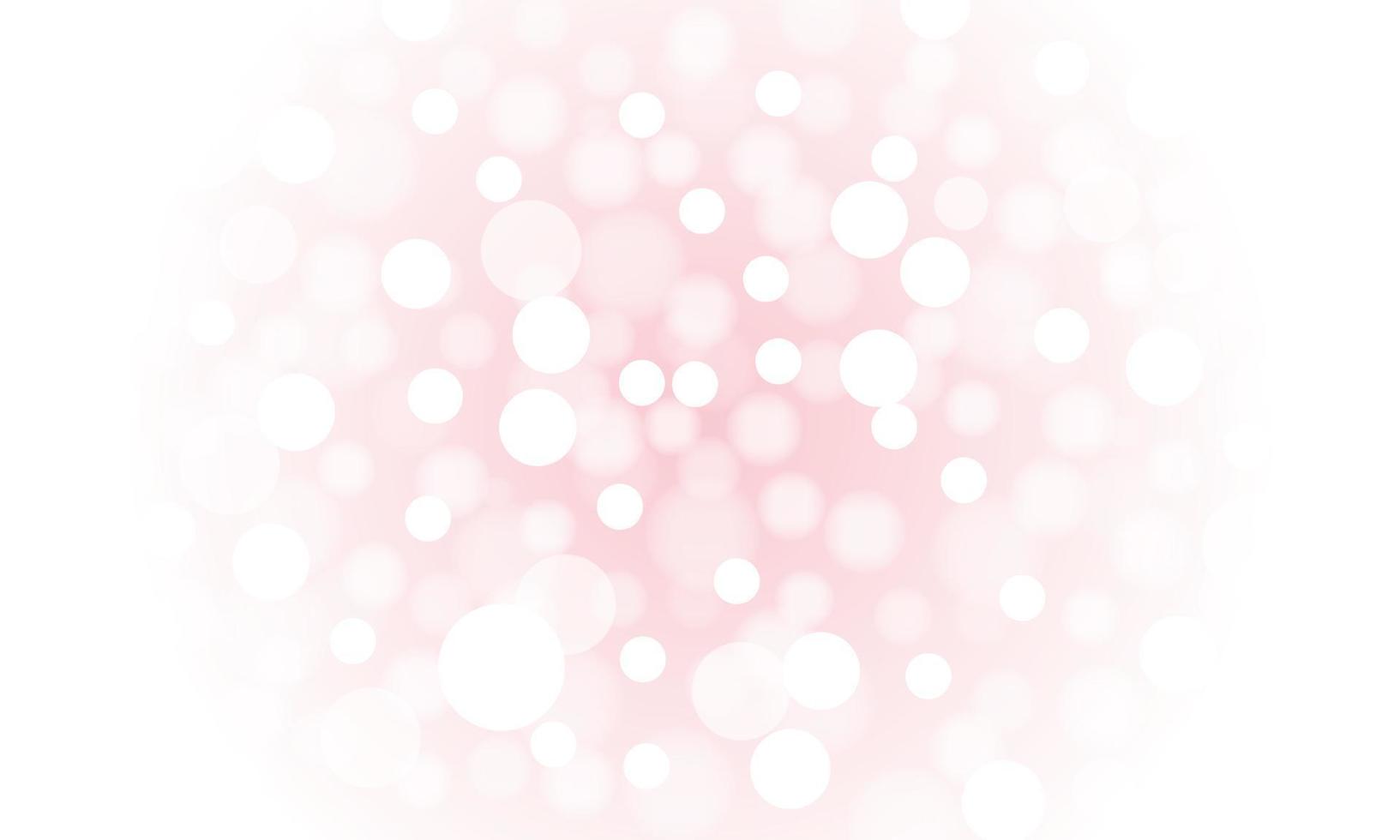 Bokeh rosa pastel vector