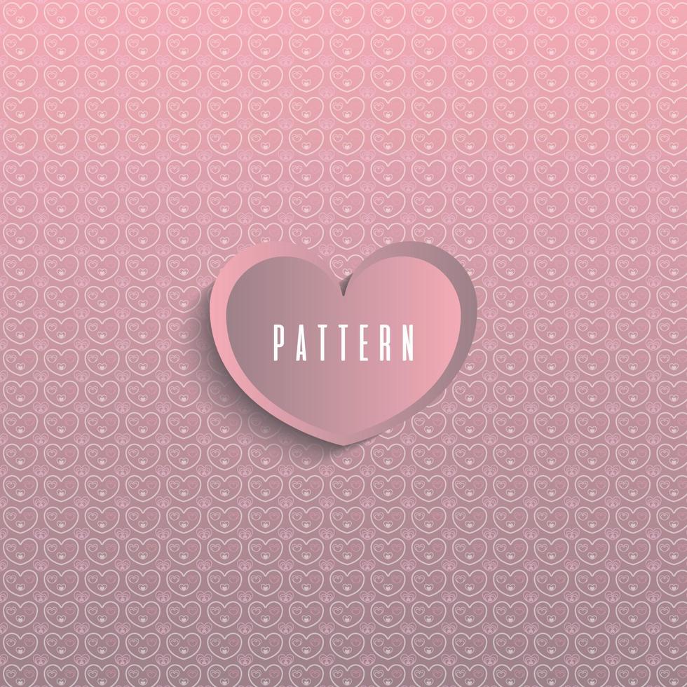 pattern heart wallpaper vector