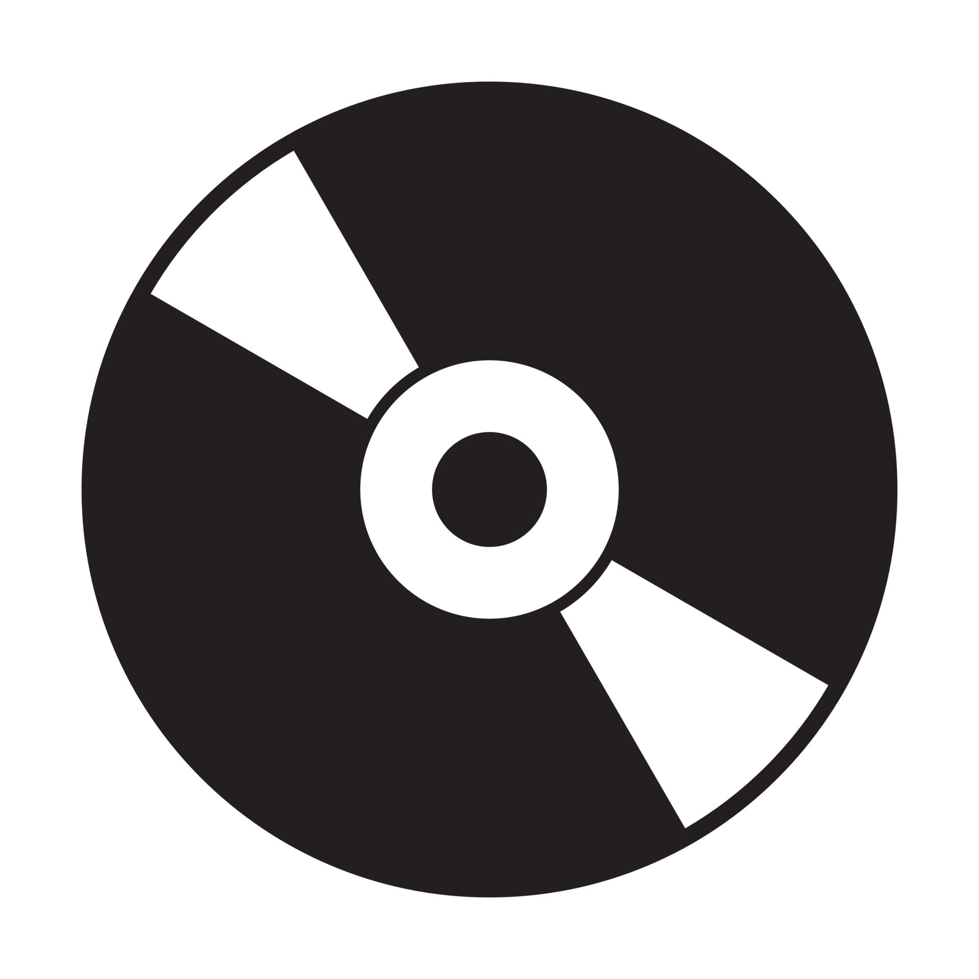 Compact disc icon vector cd symbol for graphic design, logo