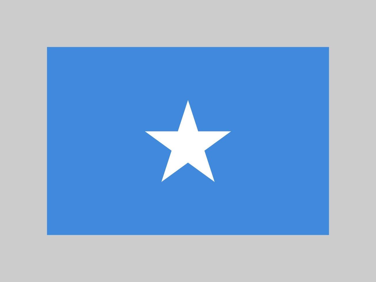 Somalia Islands flag, official colors and proportion. Vector illustration.