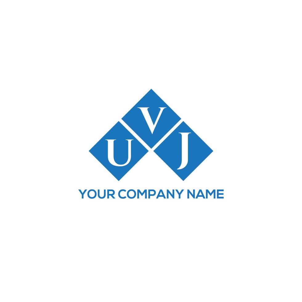 UVJ creative initials letter logo concept. UVJ letter design.UVJ letter logo design on white background. UVJ creative initials letter logo concept. UVJ letter design. vector