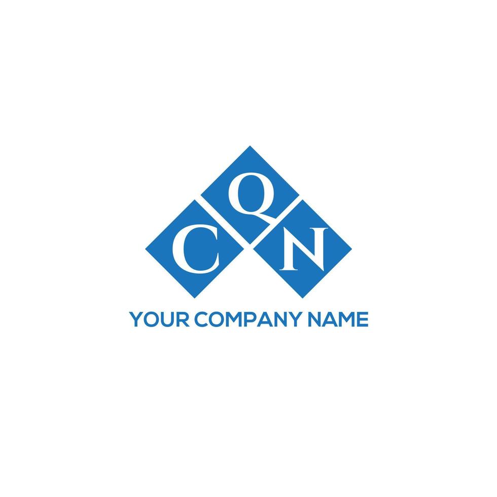 CQN letter logo design on white background. CQN creative initials letter logo concept. CQN letter design. vector