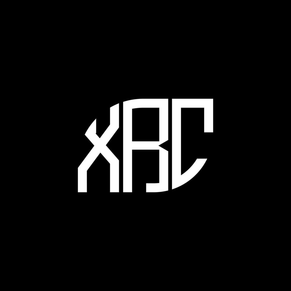 XRC letter logo design on black background. XRC creative initials letter logo concept. XRC letter design. vector