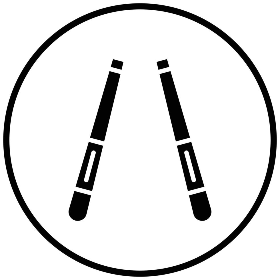 Chopsticks Icon Style vector