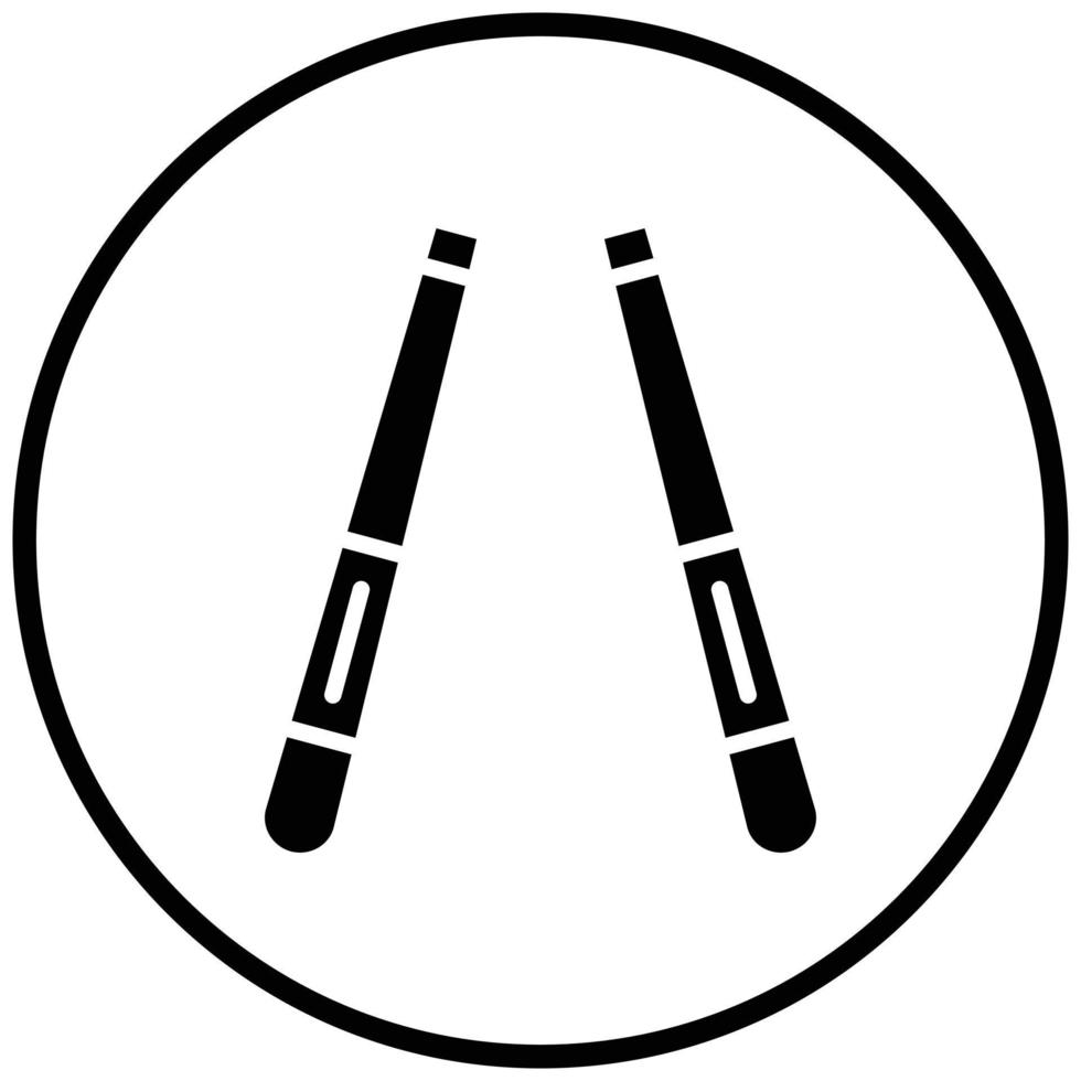 Chopsticks Icon Style vector