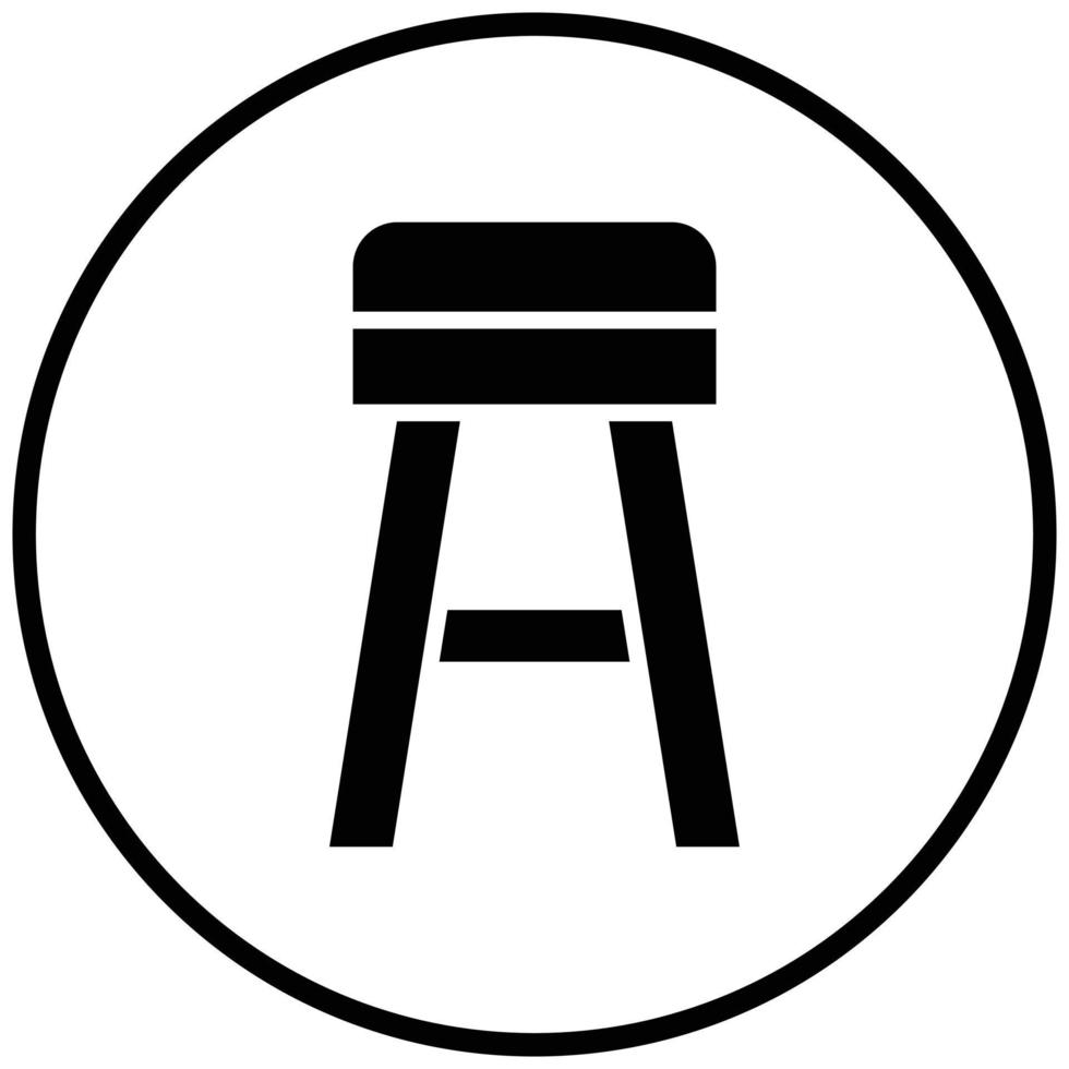 Stool Icon Style vector