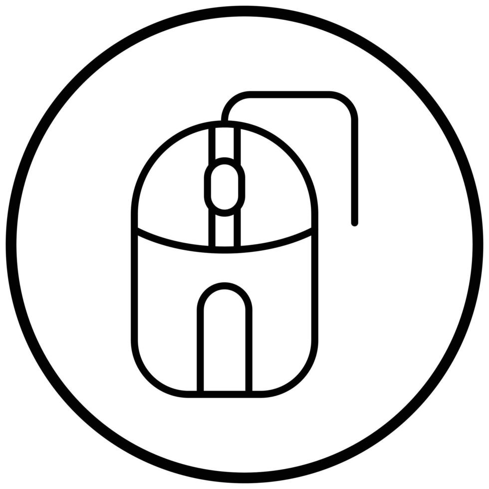 Mouse Icon Style vector