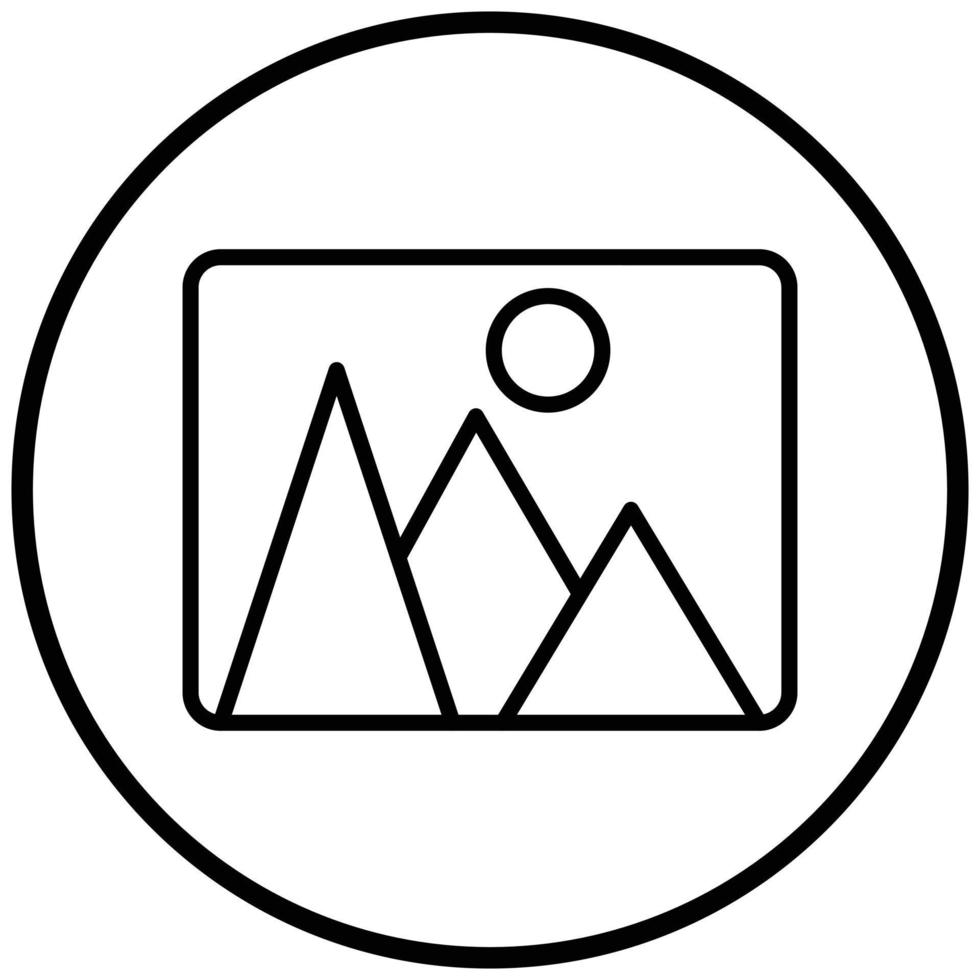 Photo Icon Style vector