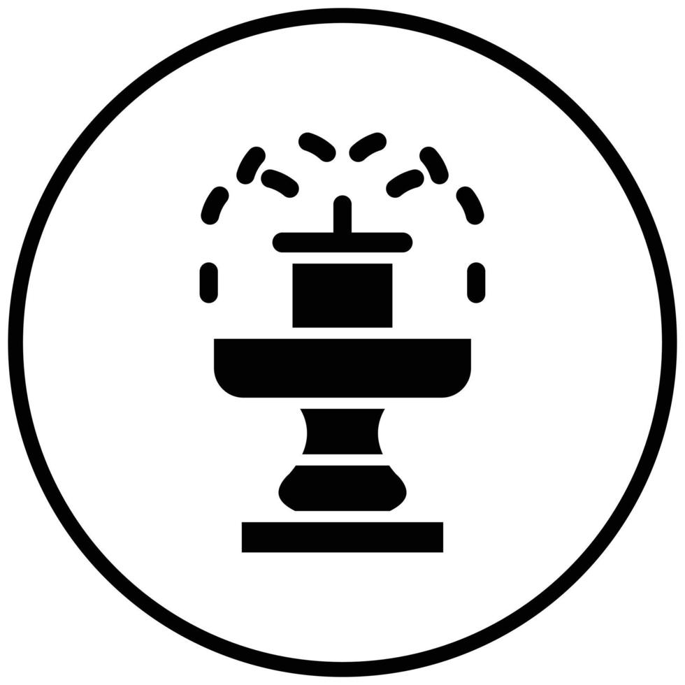 Fountain Icon Style vector