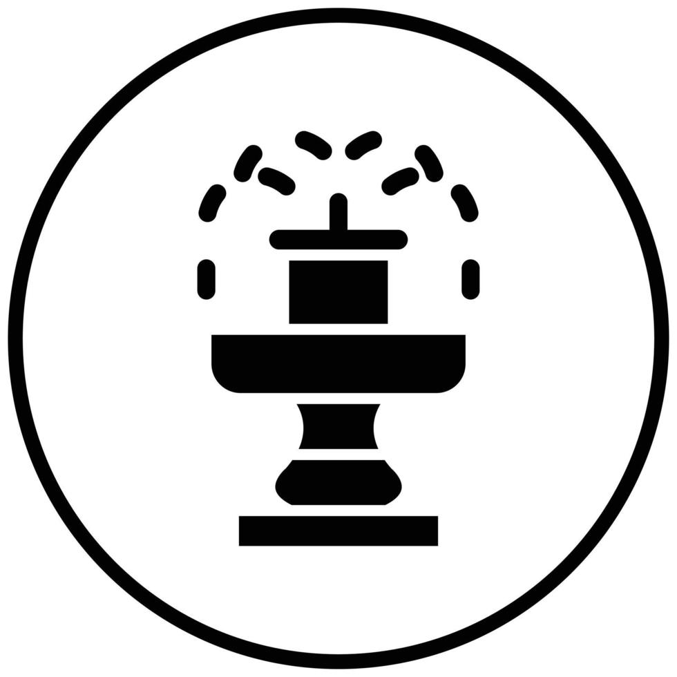 Fountain Icon Style vector