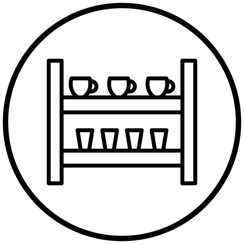 Shelf Icon Style vector
