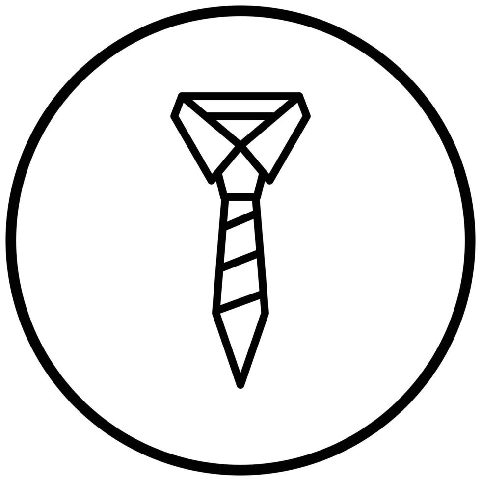 Tie Icon Style vector