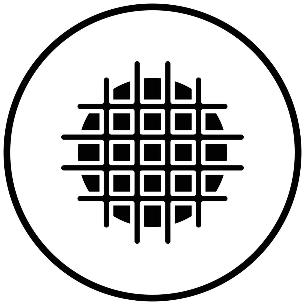 Waffle Icon Style vector