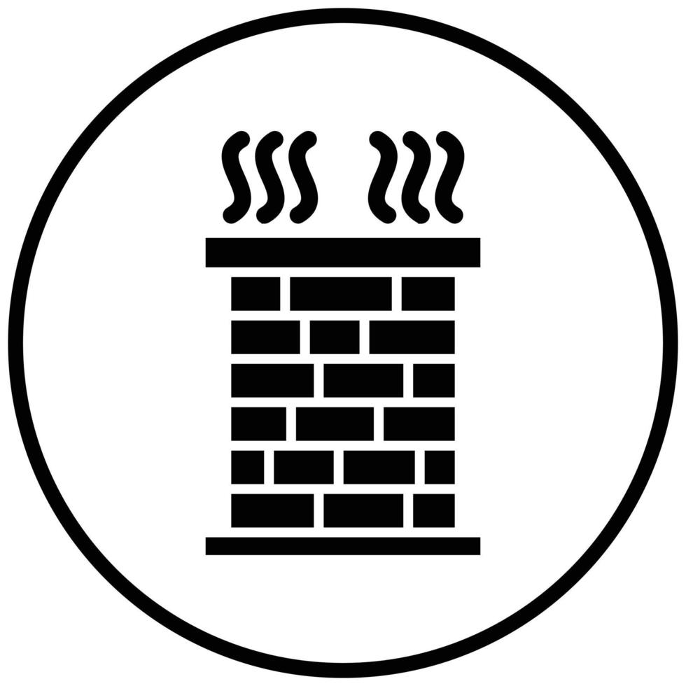 Chimney Icon Style vector